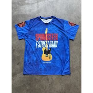 Bruce Springsteen E Street Band T-Shirt 2024 World Tour Band Tee Large